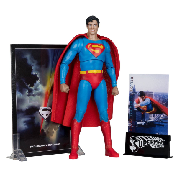 Superman 1978 McFarlane Deluxe Figur Christopher Reeve OVP | Hoppla-Stuff